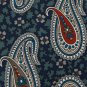 LIBERT OF LONDON PAISLEYS NAVY GREEN BEIGE MEN NECK TIE Men Designer Tie EUC