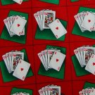 FREE SHIP USA Seller New TANGO POKER PLAYING CARD RED GRN MEN NECK TIE Excellent