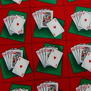 FREE SHIP USA Seller New TANGO POKER PLAYING CARD RED GRN MEN NECK TIE Excellent