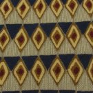 #1A New GUESS USA STRIPE DIAMOND GOLD NAVY MAROON  MEN SILK Neck Tie NECKTIE