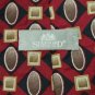 #1A STAFFORD OVALS RED BROWN OLIVE SILK MEN NECK TIE Krawatte Cravatta