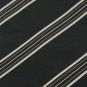 #1A STAFFORD EXECUTIVE ITALY STRIPE BLACK SILVER BROWN Men Neck Tie Necktie