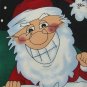 #1A New HALLMARK Christmas Santa Snow Holiday Reindeer BLACK RED  Necktie Tie