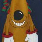 #1A New HALLMARK Christmas Holiday Reindeer Ornament NAVY BROWN RED Necktie Tie