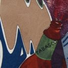 #1A TABASCO PURPLE TAN MAROON ABSTRACT SILK MEN NECK TIE Krawatte Cravatta