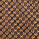 #1A FUMAGALLI'S WOVEN OVALS BROWN BLACK SILK MEN NECK TIE Silk Ties