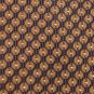 #1A FUMAGALLI'S WOVEN OVALS BROWN BLACK SILK MEN NECK TIE Silk Ties