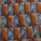 #1A New J Z RICHARDS BROWN GRAY CHECKER SILK MEN NECK TIE