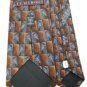 #1A New J Z RICHARDS BROWN GRAY CHECKER SILK MEN NECK TIE