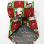 #1A New KEITH DANIELS Christmas Snow Man Holiday BIRD RED WHITE  Necktie Tie