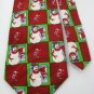 #1A New KEITH DANIELS Christmas Snow Man Holiday BIRD RED WHITE Necktie Tie