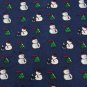 #1A New WOODWARD Christmas Snow Man Holiday Tree NAVY GREEN WHITE  Necktie Tie