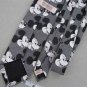 Vtg Rare CERVANTES Disney Mickey Mouse Houndstood Narrow Texture 70s Tie #V-4