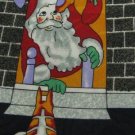 #1A New EVERYDAY Christmas Santa Holiday Ornament CHIMNEY NAVY RED  Necktie Tie