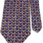 #1A STUDIO FUMAGALLI'S MAROON BLUE DIAMOND Luxury NECK TIE NECKTIE