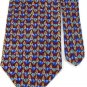 #1A STUDIO FUMAGALLI'S MAROON BLUE DIAMOND Luxury NECK TIE NECKTIE