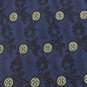 #1A JOSEPH ABBOUD CIRCLES BLUE GREEN SILK Mens Neck Tie