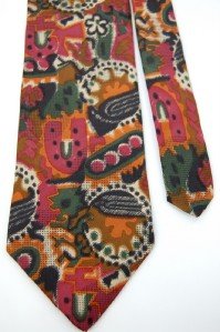 #1A MBP ABSTRACT PINK ORANGE GREEN BLACK SILK Men Neck Tie Krawatte Cravatta