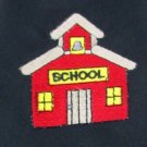 #1A New WOLFMARK SCHOOL HOUSE BLACK RED BROWN YELLOW   Poly Tie NECK TIE