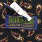 NWT CHAPS RALPH LAUREN Necktie PAISLEY Neck Tie Men Designer Tie EUC