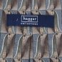 HAGGAR BROWN GREEN BLUE WHITE SILK NECK TIE EUCMen Designer Tie EUC
