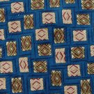 CLUB ROYAL SQUARES BLUE OLIVE MAROON SILK TIE NECK TIE Men Designer Tie EUC