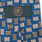 CLUB ROYAL SQUARES BLUE OLIVE MAROON SILK TIE NECK TIE Men Designer Tie EUC