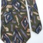 #1A HERITAGE ForestGreen PURPLE DIAMOND SILK MEN NECK TIE