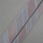 VTG ACT 5 LIGHT PINK Gray STRIPE Slim TEXTURE 60s 70s Mens Neck Tie #V-1 EVC