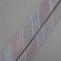 VTG ACT 5 LIGHT PINK Gray STRIPE Slim TEXTURE 60s 70s Mens Neck Tie #V-1 EVC