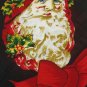 #1A New 615 COLLECTION Christmas Santa Holiday Ornament BLACK RED  Necktie Tie