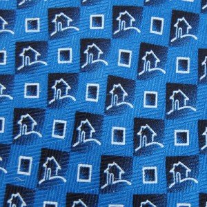 #1A New BUFFALO BAY KIMBALL HILL HOMES BLUE TIE Necktie
