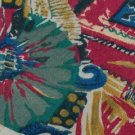 #1A STRUCTURE FLORAL COTTON PINK YELLOW BLUE TIE NECKTIE