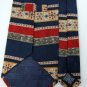 #1A ROUNDTREE & YORKE DarkBlue RED GRAY STRIPE MEN NECK TIE