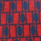 #1A TOM JAMES RED NavyBlue CHECKER CIRCLES MEN NECK TIE
