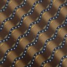 #1A New TIVATON COUNTRY CLUB BROWN NAVY WHITE MEN NECK TIE