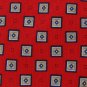 #1A New  CXS-21 SQUARES RED BLUE SILK BOYS NECK TIE