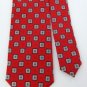 #1A New  CXS-21 SQUARES RED BLUE SILK BOYS NECK TIE