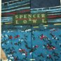 #1A New Spencer & Lowe USA Basketball Navy Tan Red Silk MENS Neck Tie NECKTIE