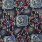 #1A New AMERICAN TRADITIONS BLUE RED GREY SILK MEN NECK TIE Necktie