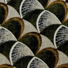 GALLERIA  CO  WAVES GREEN WHITE YELLOW TIE NECKTIE Men Designer Tie EUC