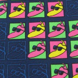 #1A New ANCHOR COOL CHILE SQUARE STRIPE NAVY GREEN PINK  MEN Neck Tie NECKTIE