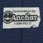 #1A New ANCHOR COOL CHILE SQUARE STRIPE NAVY GREEN PINK  MEN Neck Tie NECKTIE