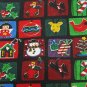 #1A NEW ADDICTION Christmas Holiday Ornament SQUARE RED BLUE GREEN Necktie Tie