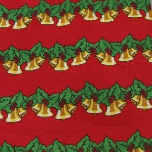 #1A New KEITH DANIELS Christmas Holiday Ornament Bell RED GREEN  MENS Necktie