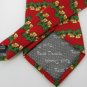 #1A New KEITH DANIELS Christmas Holiday Ornament Bell RED GREEN  MENS Necktie