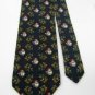 #1A MARK ALEXANDER USA Christmas Santa Holiday MISTLETOE NAVY RED  Necktie Tie
