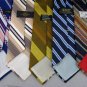 Vtg 5 Wembley Towncraft Striped Check Wide Fat Texture 70s Men Necktie Ties Lot
