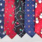 3 Christmas Xmas Holiday Silk Men's Ties Necktie Neck Tie Lot #P18O