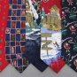 3 Christmas Xmas Holiday Silk Men's Ties Necktie Neck Tie Lot #P18O